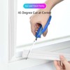 118 Inch Window Draft Stopper Foam Seal Strip Self Adhesive,