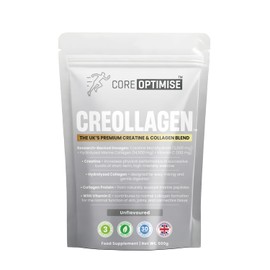 Creollagen™ – 5,000mg Creatine Monohydrate & 14,900mg Marine Collagen Peptides | Premium Blend with Vitamin C | Strength, Recovery, Joint & Skin Support | 30 Servings | Made in UK (Unflavoured)