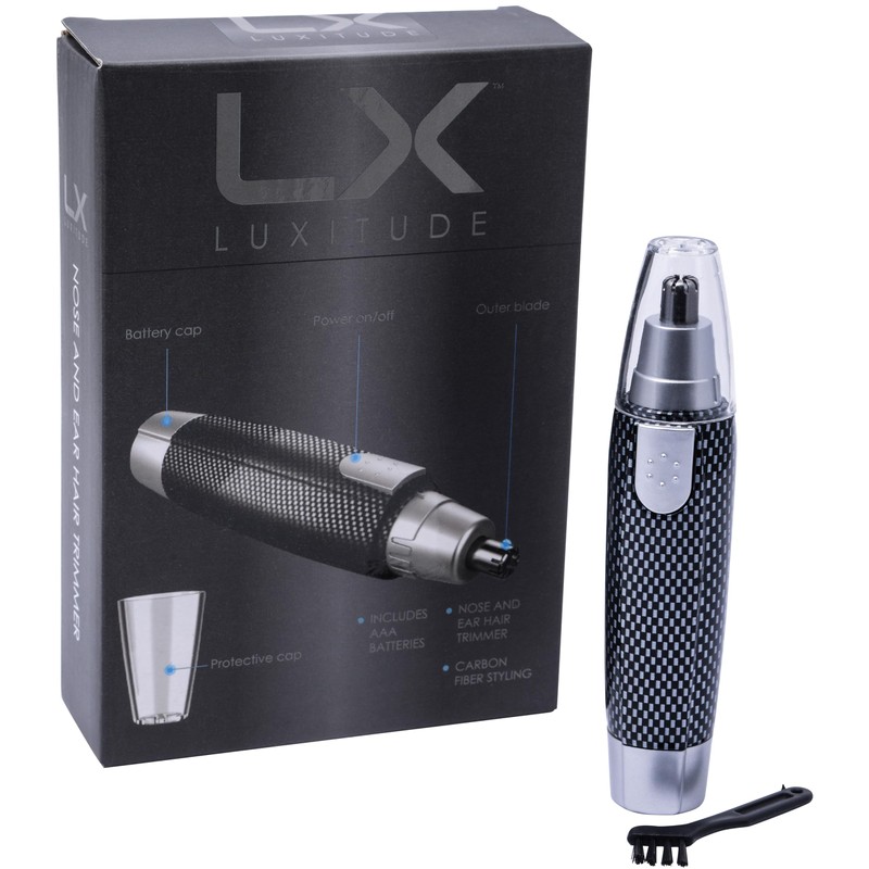 Luxitude Precision Ear & Nose Hair Mens Grooming Trimmer -