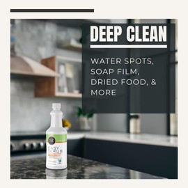 MB Stone Care Easy Scrub Deep Cleaning Cream for Countertops, Showers, Floors, 32 fl oz