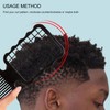 5pcs Twist Combs Ergonomic Perm Curling Hair Dreadlocks Twist Combs