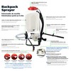 SOLO 425 4-Gallon Piston Backpack Sprayer, Wide Pressure Range up