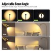 SpeePlant Reading Floor Lamp, 73" Standing Lamp with Dimmable Zoomable