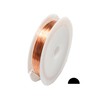 Craft Wire 24 Gauge, 99.9% Pure Copper Wire, Half Round,