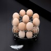 2Pcs Egg Steamer Rack with Hot Plate Gripper Set, Stackable