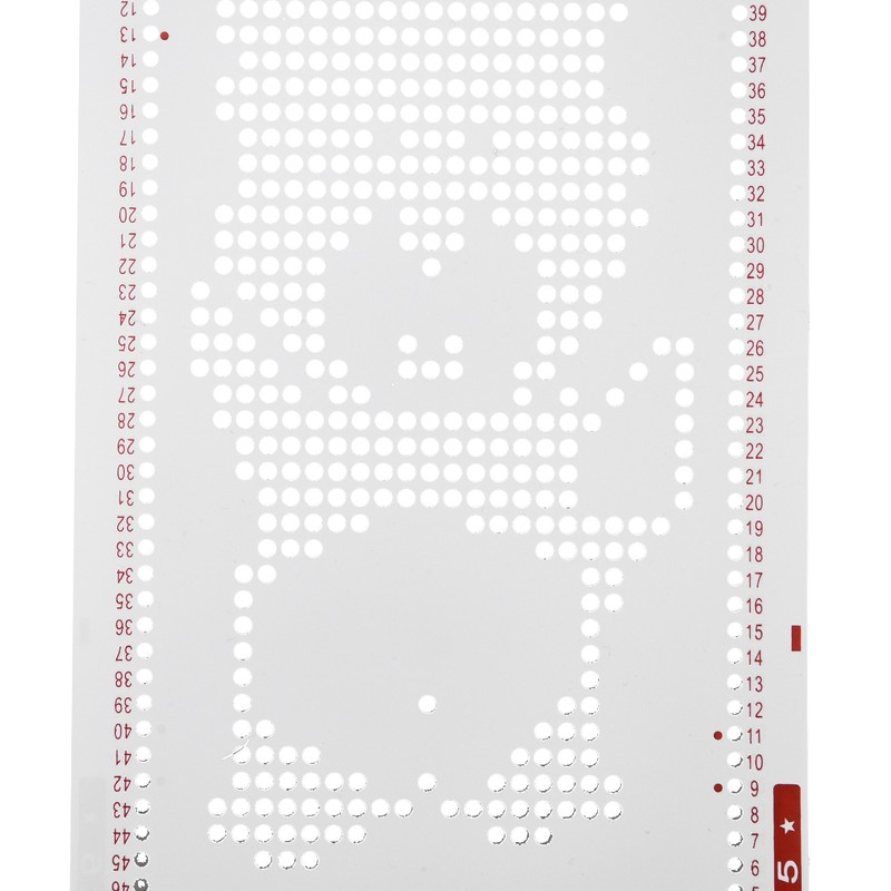 Punch Cards Practical Soft Durable Double Sided Printing Knitting Machine