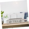 Baluue Solid Wood Storage Box Multi Compartment Wooden Desktop Organizer