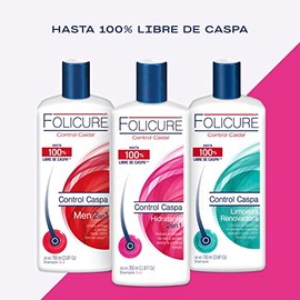 Folicure Shampoo 2en1 Hidratante 350ml                                                                                                                