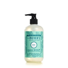 MRS. MEYER'S CLEAN DAY Hand Soap, Made with Essential Oils, Limited Edition Mint, 12.5 fl. oz