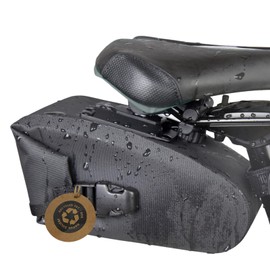 MONSTERANDO Speed-Monster Waterproof Saddle Bag [Sustainable] Recycled PET Bicycle Bag for Mountain Road Bike, MTB, Road Bike, Approx. 1.5 L