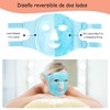 Máscaras de Hielo para Ojos y Cara, Antifaz para Ojos
