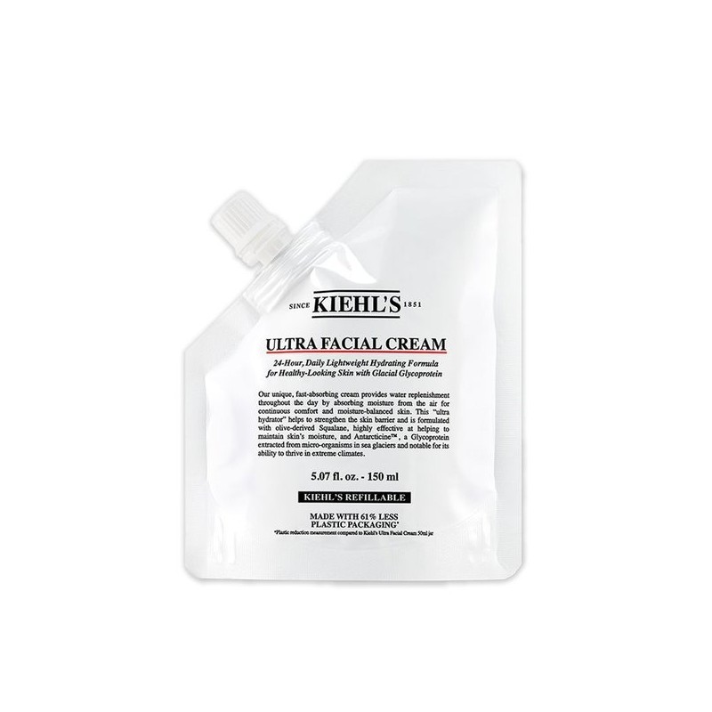 Kiehl's 갤러리아 NEW 울트라 훼이셜 크림 리필 파우치 4.0세대 150ml