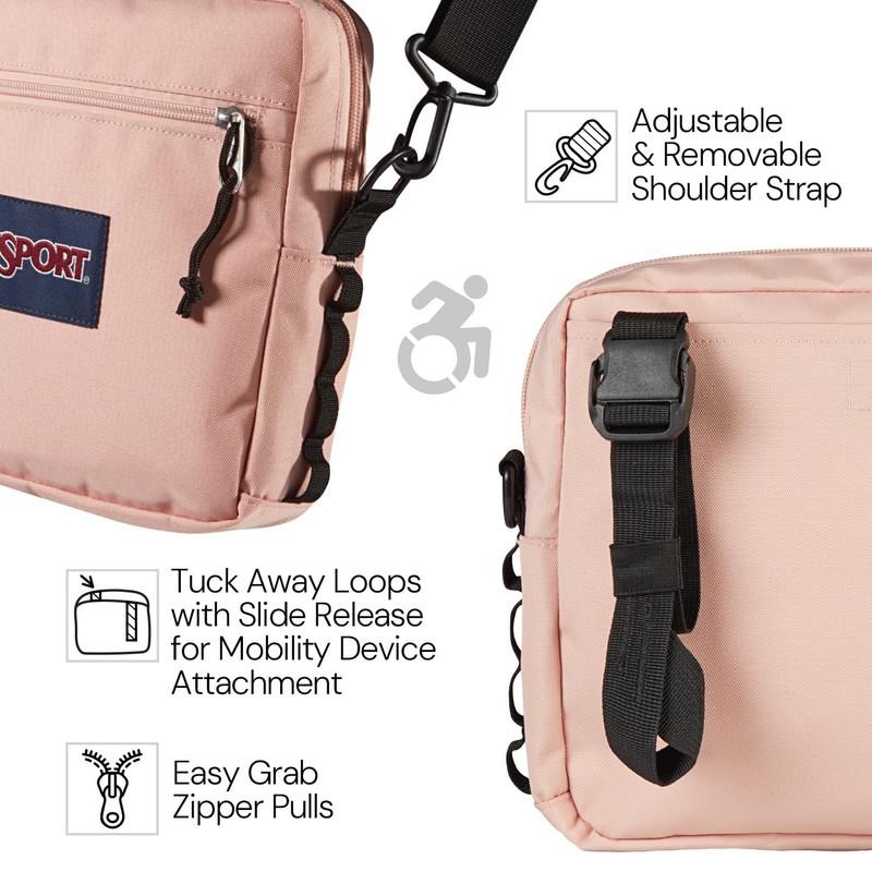 JanSport Central Adaptive Accessory Bag – Wheelchair & Walker Compatible,