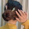 Purple Pretty Chinese Style Retro Hair Stick Hairpin, Women Metal