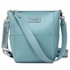 Wrangler - Bolso bandolera para mujer, con inserto organizador, Azul