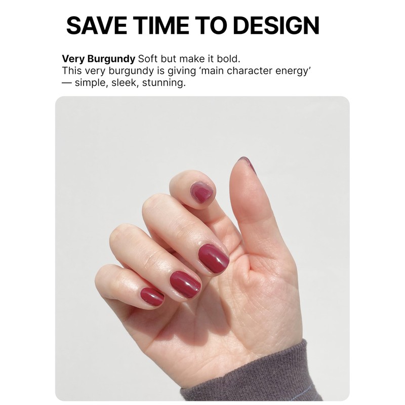 UUUUU. Semi Cured Gel Strips (Solid Color) - 100% Real