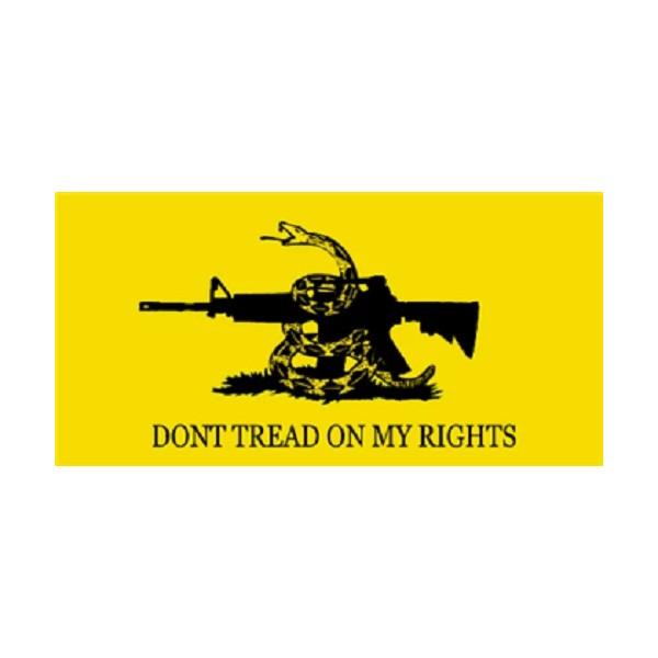 RFCO TRUMP 2024 Don't Tread on Me My Rights Decal