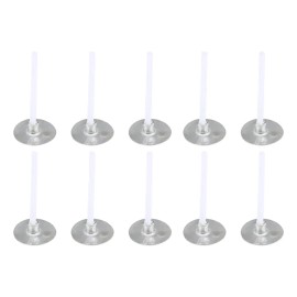 500 Mechas Enceradas De 2,6 Cm Con Mecha Sin Humo Y Soportes
