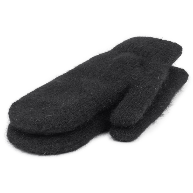 OVOY Winter Knitted Mittens Soft Warm Elastic Cold-Weather Thick Lining