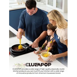 Picador de carne para carne molida, triturador de carne resistente al calor para carne de hamburguesa, 5 cuchillas curvadas triturador de carne molida, picador de espátula de carne de nailon, picador