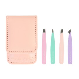 Brushworks Travel Tweezer Set - Pastels
