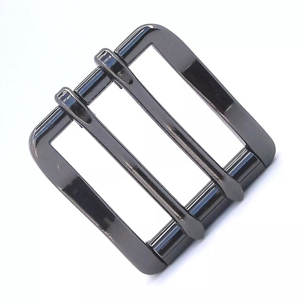 Stecksstore Messina 2 Prong Roller Buckle Black 1-1/2" 1647-13