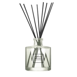 Difusor Bellevue, Difusor de Vidrio Lleno de 6 fl oz, Fragancias Altamente Concentradas con Aceites Esenciales, Fragancia para el Hogar, Aroma: Flores de Azafrán