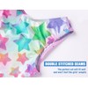 TENVDA Gymnastics Leotards for Girls 9 10 Years Old Sparkly