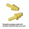 3M EAR Ultrafit Earplugs, 100-Pair, Yellow