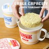 ECTbicyk 34 OZ Ceramic Ramen Bowl with Lid Instant Ramen