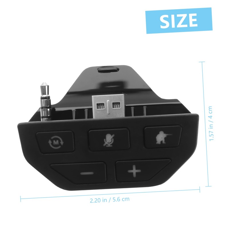 CAXUSD 1pc Headset Adapter for Stereo Audio Controller Dedicated Chip