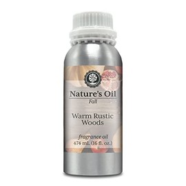 Nature's Oil Warm Rustic Woods Fragrance Oil, 16oz Premium Scented Oil