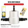 Double Head Metal Sheet Nibbler Electric Drill Attachment Metal Cutter