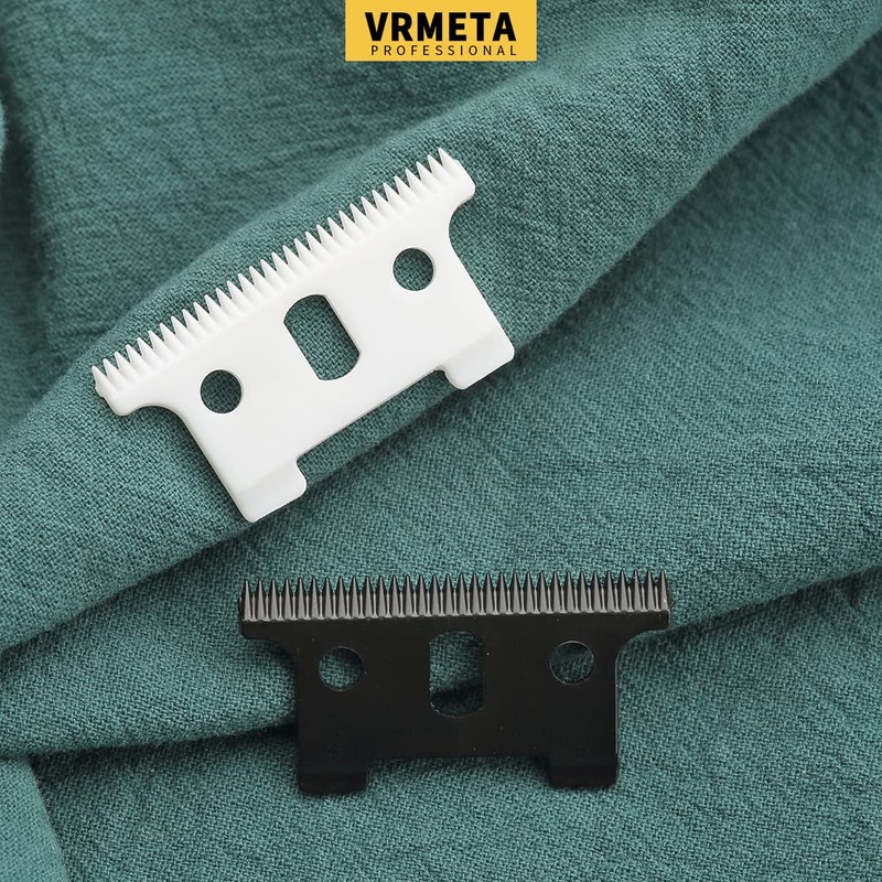 VRMETA Cuchillas de cerámica de repuesto profesionales para cortapelos ajustables