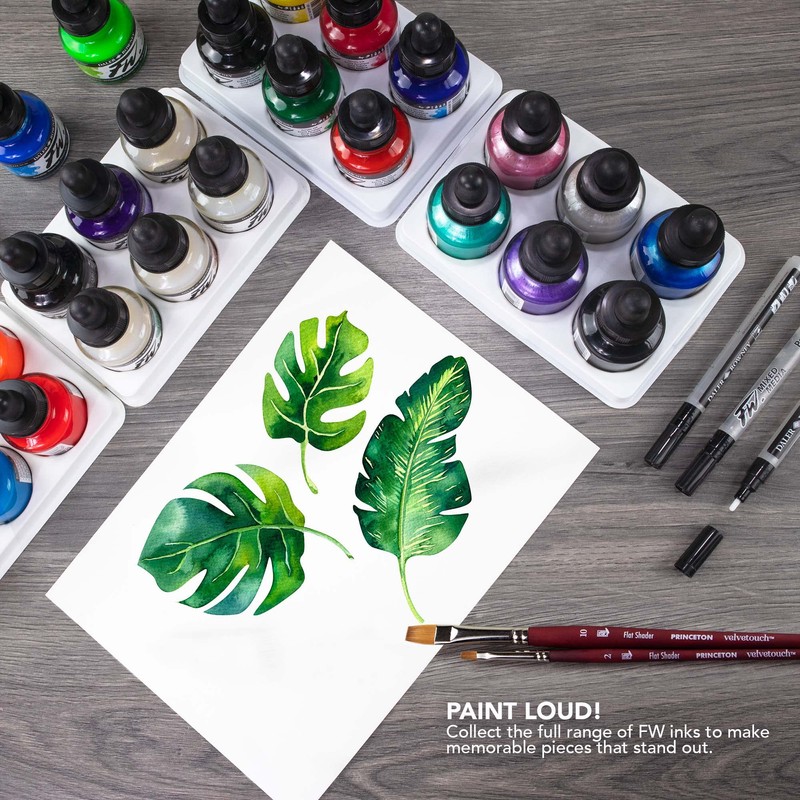 Daler Rowney FW, Set di inchiostri acrilici per artisti e