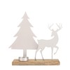 Christmas Reindeer and Tree with Tealight Candle