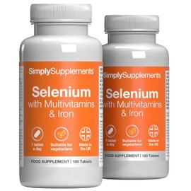 Selenium with Multivitamins & Iron | 360 Tablets | 12 Months' Supply