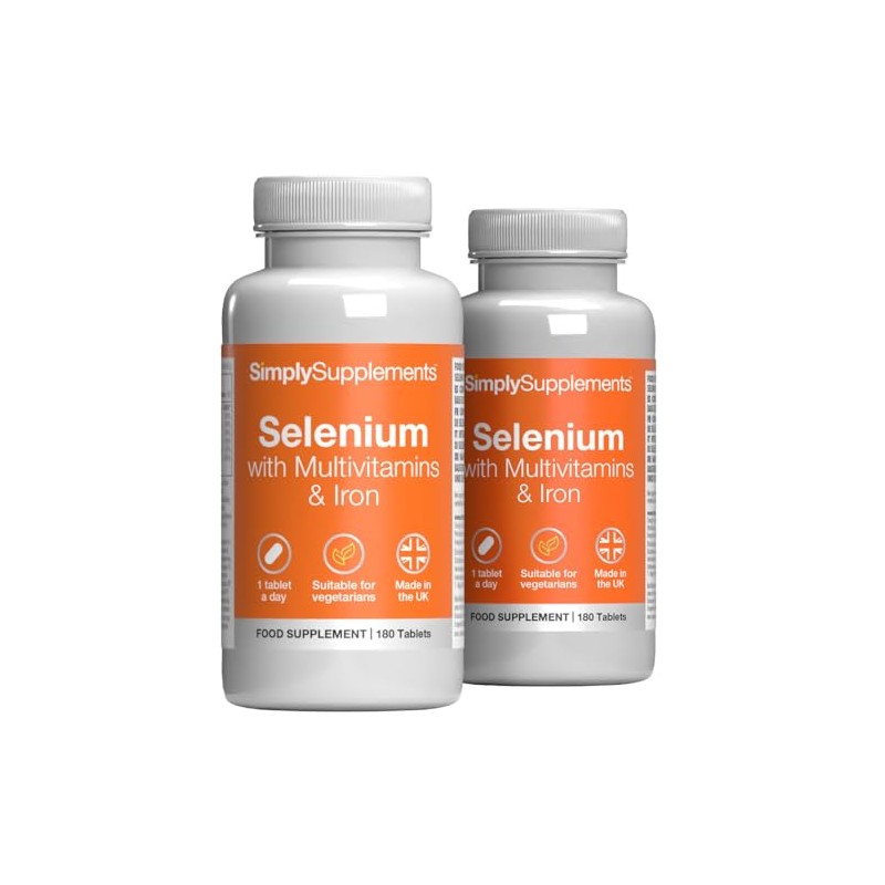 Selenium with Multivitamins & Iron | 360 Tablets | 12