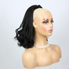 16 Inch Yaki Straight Drawstring Ponytail for Black Women Synthetic
