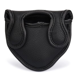 Big Teeth Mallet Putter Headcover Classic Mallet Putter Cover, Quality PU Leather Putter Cover Mallet Putter Cover Magnetic, Center Shaft Putter Headcover Fits Odyssey 2 Ball Series Putters