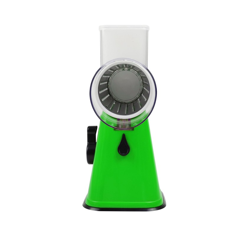 AMOS Rotary Multifunction Cheese Grater, Vegetable Fruit Slicer with Three