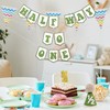 Half Way To One Banner - Half Birthday Decorations for
