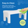 Step and Go Toilet Stool for Bathroom, Potty Poop Squat
