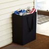 Household Essentials The Recycler Bag, Compact Recycling Center, 600D Polyester
