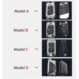 Savzokiw Heavy Metal Key Fob Cover Case Protector for Volkswagen, Keychain, Accessories for VW Golf GTI Jetta Passat Passat MK8 Tiguan Beetle Polo MK6