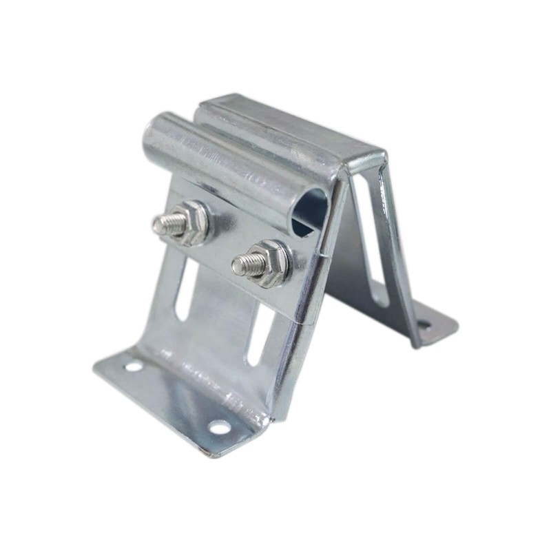 Adjustable Top Roller Bracket for Residential Doors, Galvanized Fixture Bracket