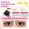 2 Pieces Gel Eyeliner Pencil Set, Foldable Eyeliner Stamp with