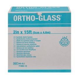 Ortho-Glass Padded Splint Roll 2" x 15' Fiberglass White OG-2L2, 2 Ct