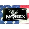 Black Ford MAVERICK tag license plate 1970 1971 1972 1973