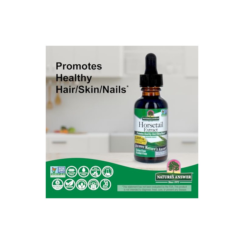 Nature's Answer | Horsetail Extract, 2 000 Mg, 1 Oz